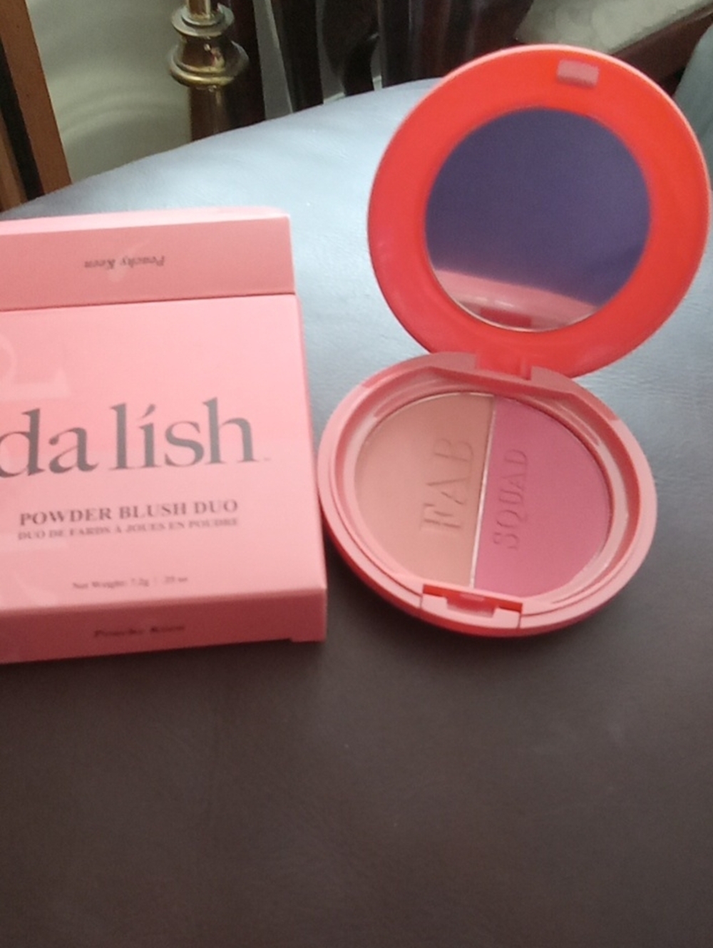 Powder Blush Duo — Pink & Peach Dual-Blend Cheek Color